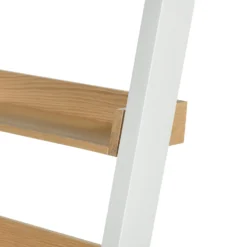 Ashstead Ladder Shelf - Oak & Ivory -Furniture Shop 12917109 1314897162153803