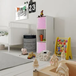 Living Elements Compact Cube Sequin Drawing Insert - Pink -Furniture Shop 12932941 1254900282421964