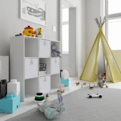 Living Elements Compact Cube Dutch Velvet Insert - Silver -Furniture Shop 12932942 7724900282217589