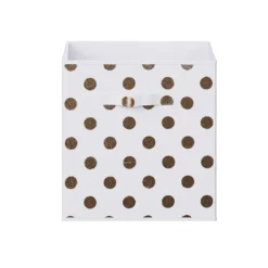 Living Elements Compact Cube Foil Spot Insert - White & Gold -Furniture Shop 12932945 6944887875943942