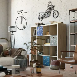 Clever Cube Velvet Geometric Insert - Navy & Gold 8 Clever Cube Velvet Geometric Insert - Navy & Gold -Furniture Shop 12932950 5294887876692979