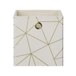Clever Cube Velvet Geometric Insert - Cream & Gold 9 Clever Cube Velvet Geometric Insert - Cream & Gold -Furniture Shop 12932955 1184887877001679