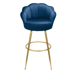 Sophia Bar Stool - Navy -Furniture Shop 12937425 8294963506205164