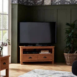 Norbury Corner TV Stand - Oak 13 Norbury Corner TV Stand - Oak -Furniture Shop 12940834 2024889224071114