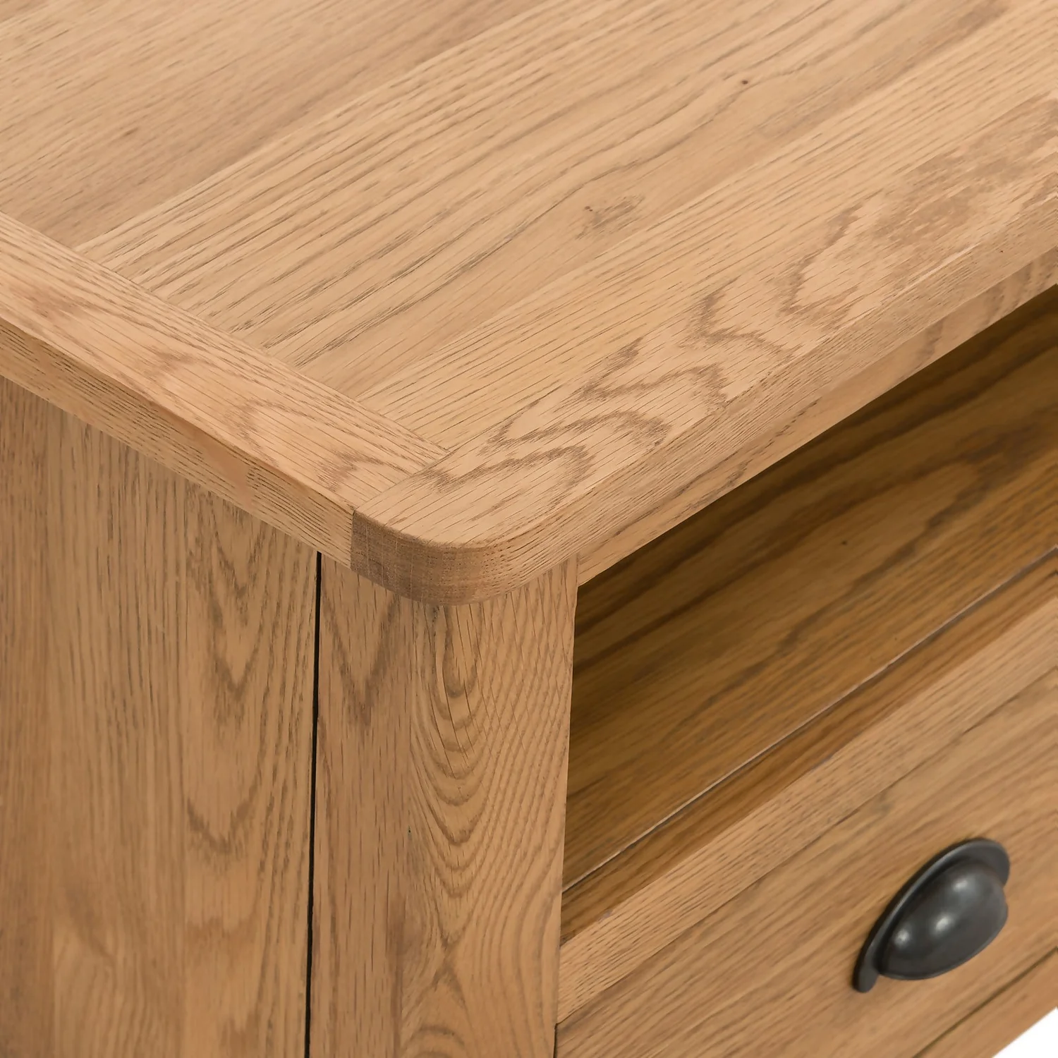 Norbury Corner TV Stand - Oak 11 Norbury Corner TV Stand - Oak - Image 9