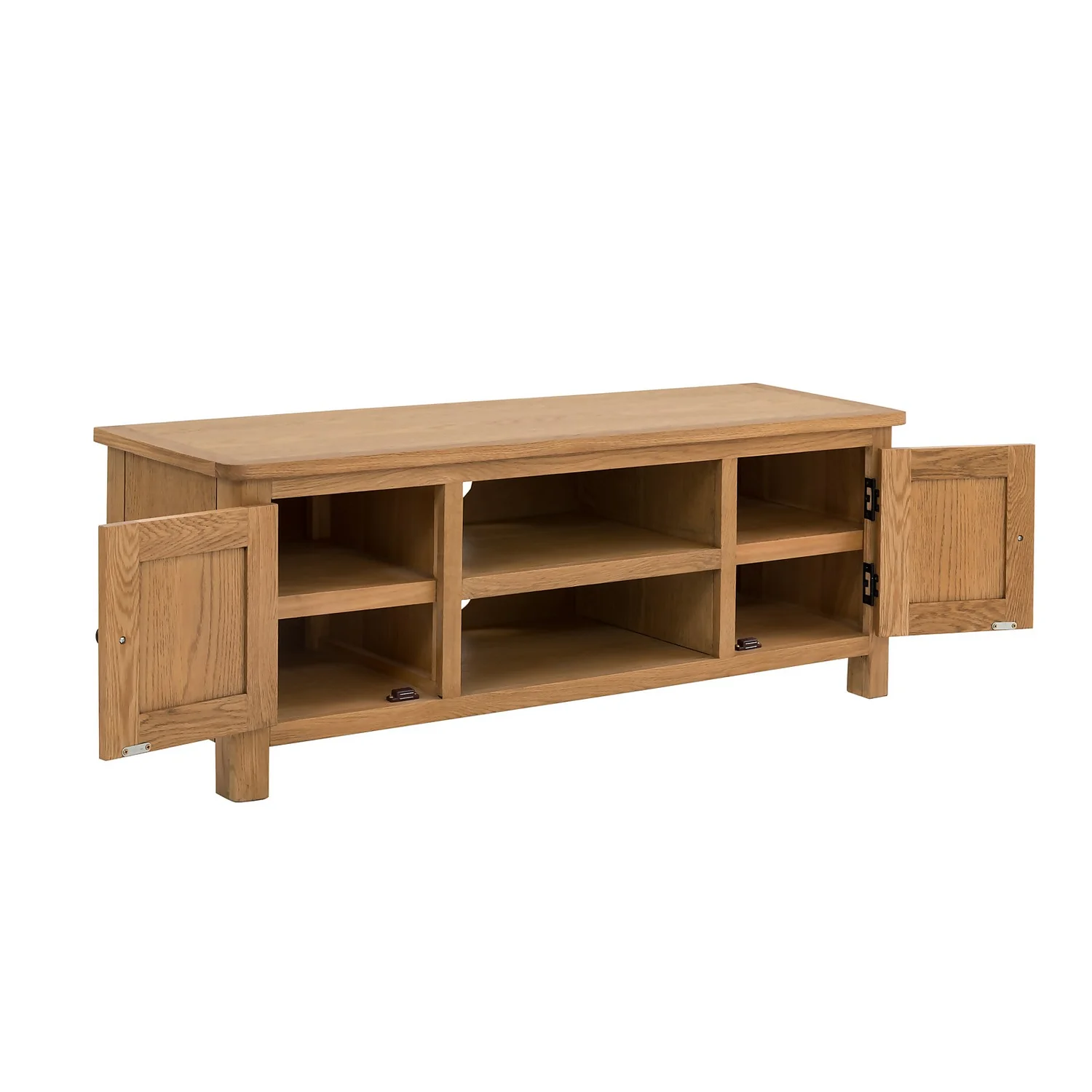 Norbury Wide TV Stand - Oak 4 Norbury Wide TV Stand - Oak - Image 2