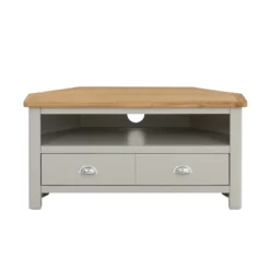 Norbury Corner TV Stand - Grey -Furniture Shop 12940851 1994873336011057
