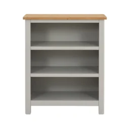 Norbury Low Bookcase - Grey -Furniture Shop 12940859 3694889183449380