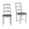Norbury Dining Chair - Set Of 2 - Grey -Furniture Shop 12940862 2134907352292914