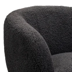 Tori Boucle Tub Chair - Black -Furniture Shop 13130400 2104919264948529