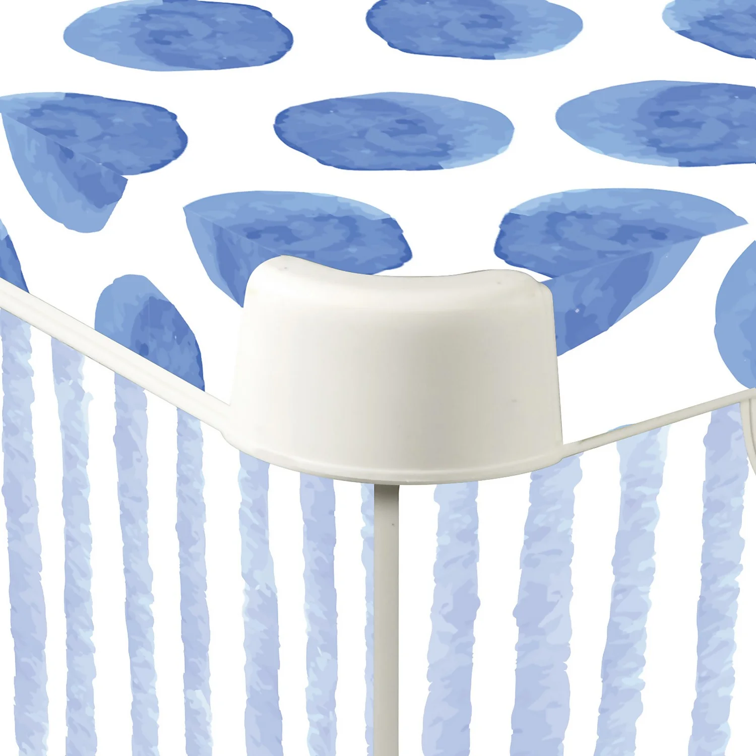 Curver Stockholm Coastal Deco Storage Box - Blue & White - 22L 7 Curver Stockholm Coastal Deco Storage Box - Blue & White - 22L - Image 5