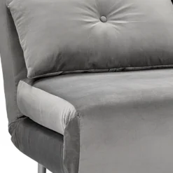 Freya Velvet Folding Sofa Bed - Grey -Furniture Shop 13222764 1774933444757442