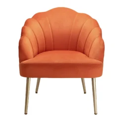Sophia Scallop Occasional Chair - Burnt Orange 12 Sophia Scallop Occasional Chair - Burnt Orange -Furniture Shop 13222770 1854920057578262