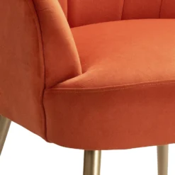 Sophia Scallop Occasional Chair - Burnt Orange 15 Sophia Scallop Occasional Chair - Burnt Orange -Furniture Shop 13222770 6824920057736278