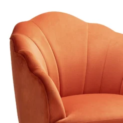 Sophia Scallop Occasional Chair - Burnt Orange 14 Sophia Scallop Occasional Chair - Burnt Orange -Furniture Shop 13222770 7244920057687963
