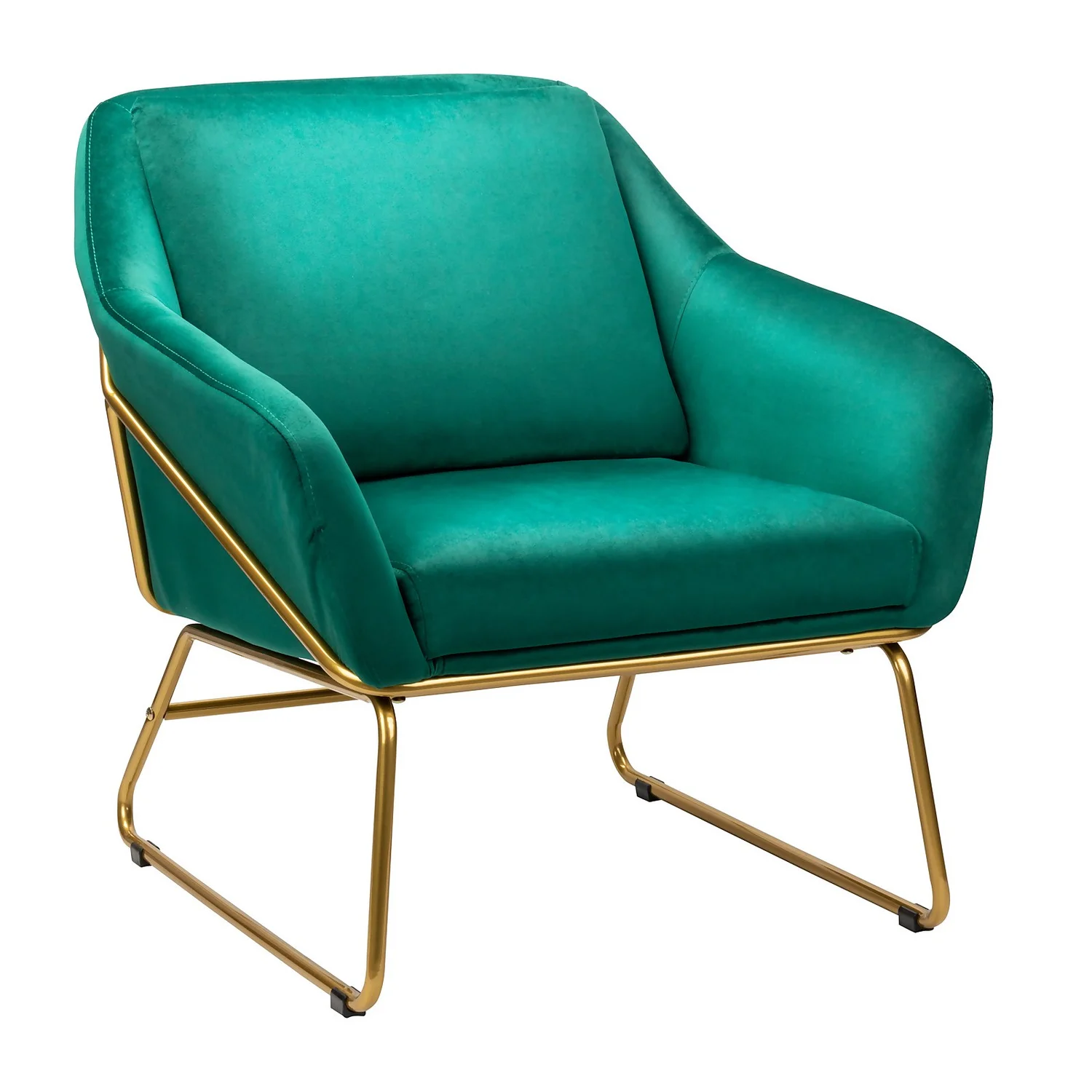 Evelyn Metal Frame Chair - Emerald 3 Evelyn Metal Frame Chair - Emerald