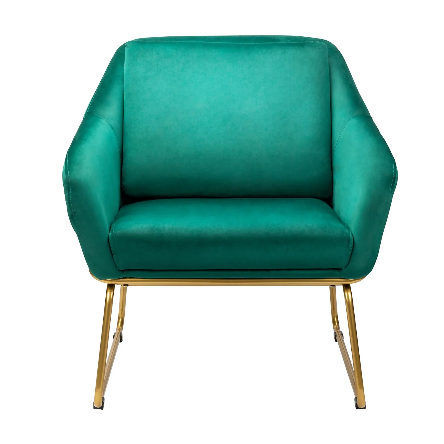 Evelyn Metal Frame Chair - Emerald 6 Evelyn Metal Frame Chair - Emerald - Image 4
