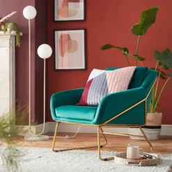 Evelyn Metal Frame Chair - Emerald 12 Evelyn Metal Frame Chair - Emerald -Furniture Shop 13222772 3214932955526721