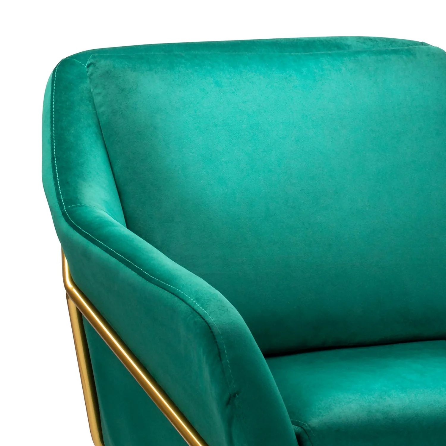 Evelyn Metal Frame Chair - Emerald 8 Evelyn Metal Frame Chair - Emerald - Image 6