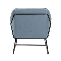 Evelyn Metal Frame Chair - Denim Blue -Furniture Shop 13222781 2094940701639545
