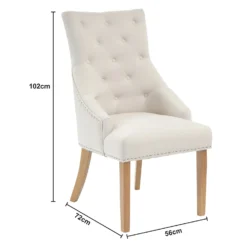 Annabelle Dining Chairs - Set Of 2 - Natural -Furniture Shop 13223759 7874926483748242