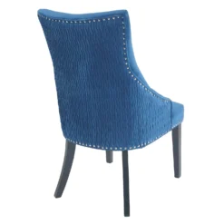 Annabelle Pleated Back Velvet Dining Chairs - Set Of 2 - Navy 15 Annabelle Pleated Back Velvet Dining Chairs - Set Of 2 - Navy -Furniture Shop 13223766 1334926477047184