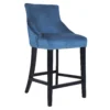 Annabelle Velvet Bar Stool - Navy -Furniture Shop 13223768 6124927306470291
