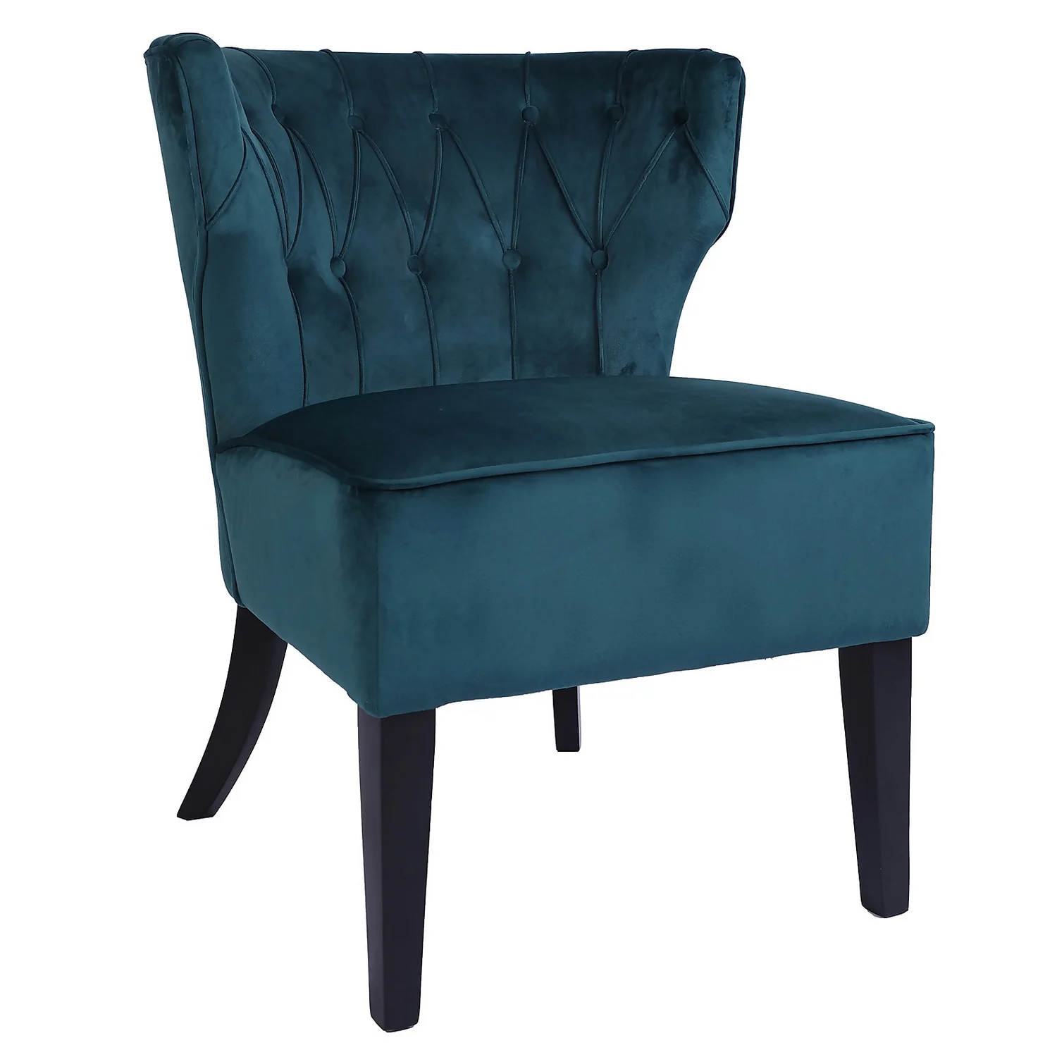Sadie Velvet Accent Chair - Aegean Blue 3 Sadie Velvet Accent Chair - Aegean Blue