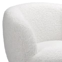 Tori Boucle Tub Chair - White -Furniture Shop 13224150 2234919264570028