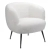 Tori Boucle Tub Chair - White -Furniture Shop 13224150 6764919264423937