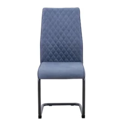 Skelby Cantilever Dining Chairs - Set Of 2 - Denim Blue -Furniture Shop 13244356 6004947968045115