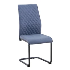Skelby Cantilever Dining Chairs - Set Of 2 - Denim Blue -Furniture Shop 13244356 7644947968013900