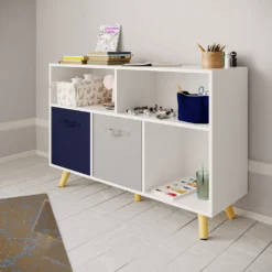 Kids Compact Storage Unit With Legs - White -Furniture Shop 13277674 1034929069481773