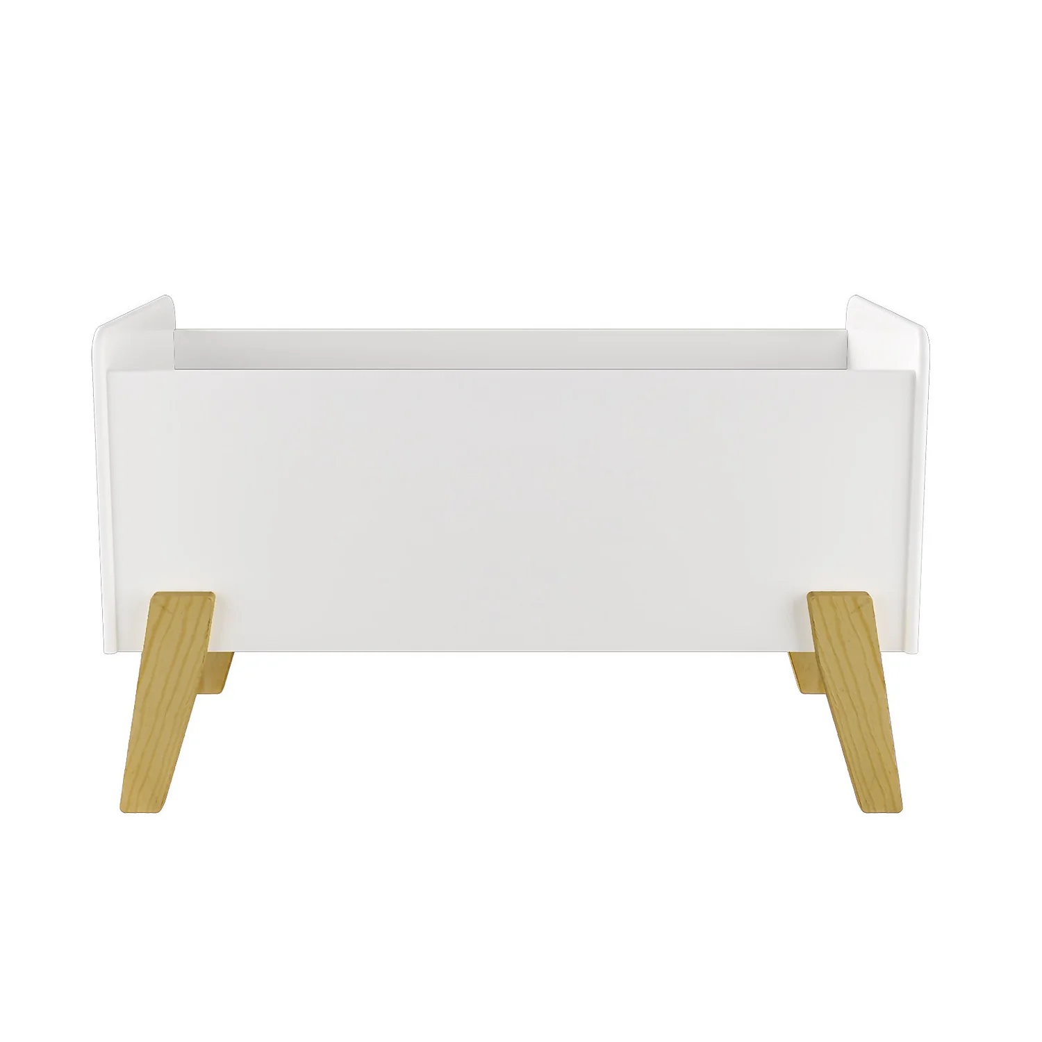 Kids Open Toy Chest - White & Natural 6 Kids Open Toy Chest - White & Natural - Image 4