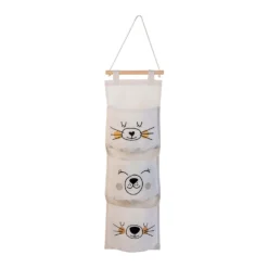 Kids 3 Pocket Hanging Organiser - Polar Bear -Furniture Shop 13277677 1034929069112746