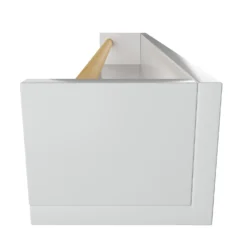 Kids Storage Rail Bookshelf - White & Natural -Furniture Shop 13277681 6084928016567546