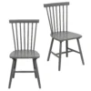 The Spindle Chair - Set Of 2 - Charcoal -Furniture Shop 13460767 7254940701474035