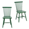 The Spindle Chair - Set Of 2 - Forest Green -Furniture Shop 13460768 5024940701394994