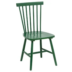 The Spindle Chair - Set Of 2 - Forest Green -Furniture Shop 13460768 6234940701509222