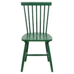 The Spindle Chair - Set Of 2 - Forest Green -Furniture Shop 13460768 8924940701568712