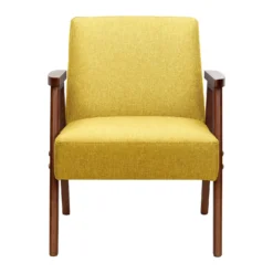 Alex Mid Century Armchair - Ochre -Furniture Shop 13514419 1234963831634100