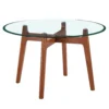 Baxter Glass & Oak Round Dining Table -Furniture Shop 13514421 1674963831837179
