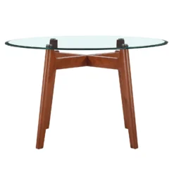 Baxter Glass & Oak Round Dining Table 11 Baxter Glass & Oak Round Dining Table -Furniture Shop 13514421 2304963832099991