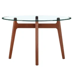 Baxter Glass & Oak Round Dining Table 10 Baxter Glass & Oak Round Dining Table -Furniture Shop 13514421 3864963831891665