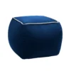 Pippa Square Pouffe - Blue -Furniture Shop 13514423 1174997229948993