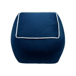 Pippa Square Pouffe - Blue -Furniture Shop 13514423 2324997230008537