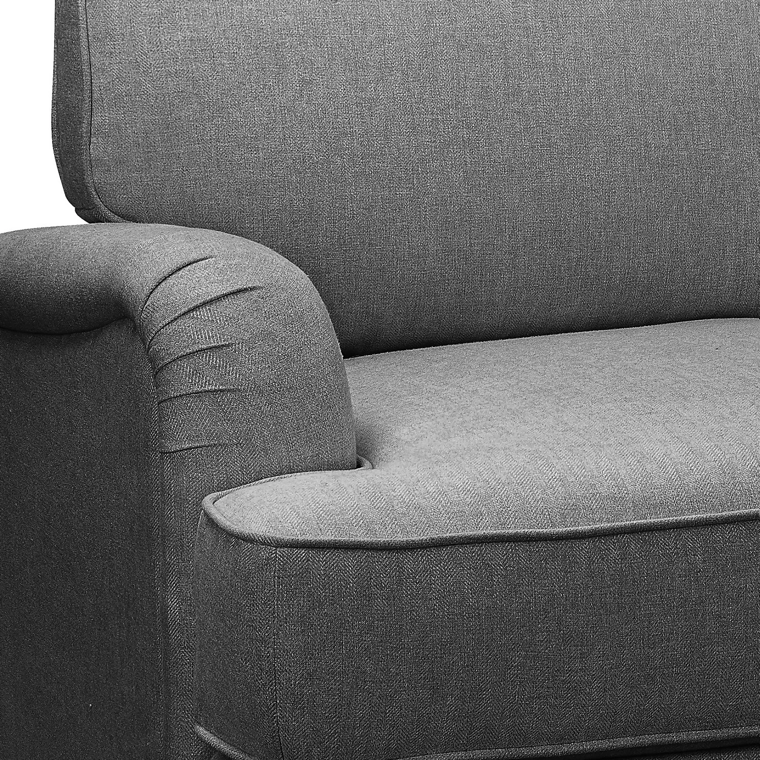 Dora 2 Seater Sofa In A Box - Charcoal 8 Dora 2 Seater Sofa In A Box - Charcoal - Image 6