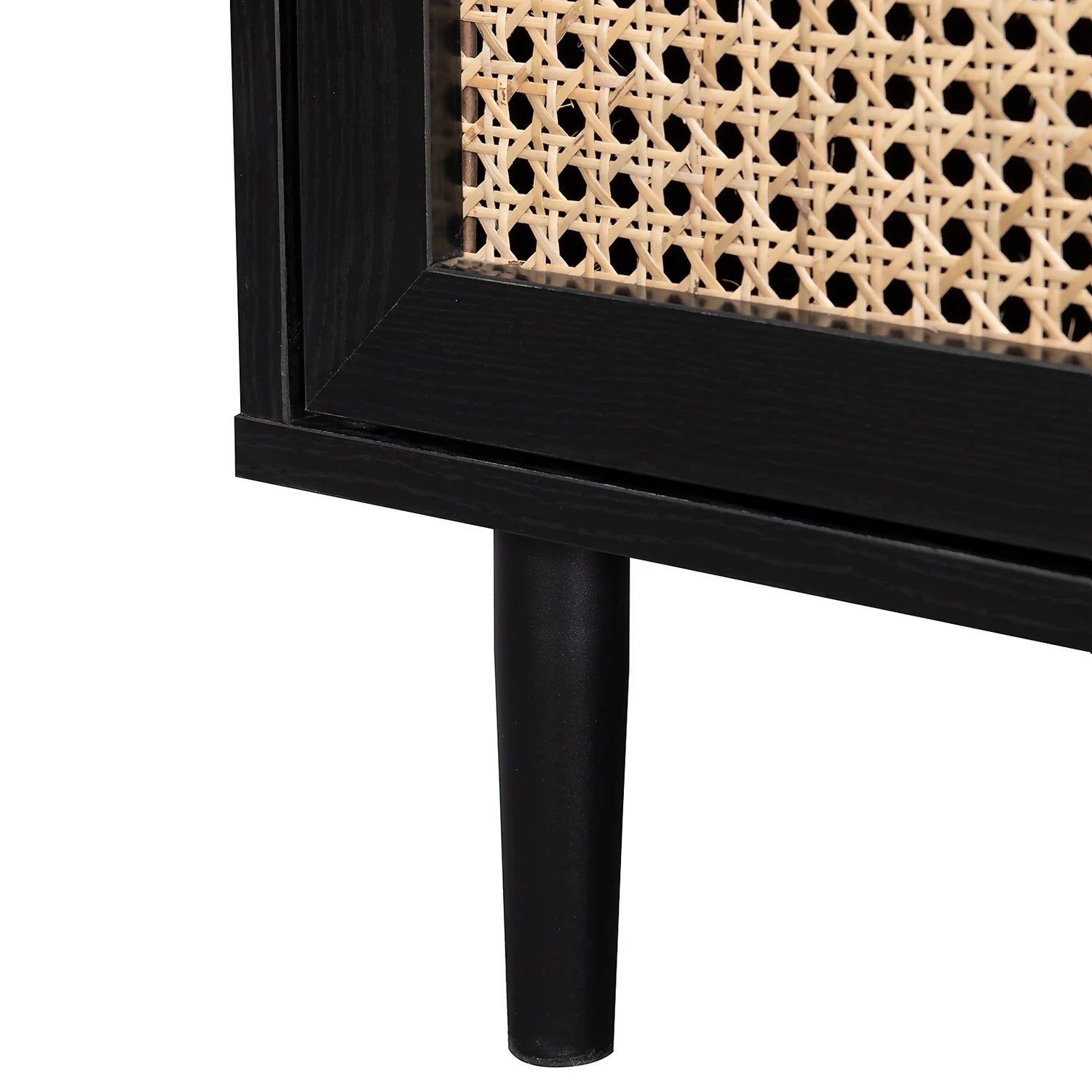 Kubu Rattan TV Stand - Black 9 Kubu Rattan TV Stand - Black - Image 7