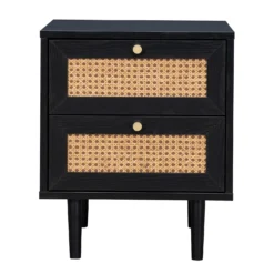 Kubu Rattan 2 Drawer Side Table - Black 12 Kubu Rattan 2 Drawer Side Table - Black -Furniture Shop 13633731 7764974471735024