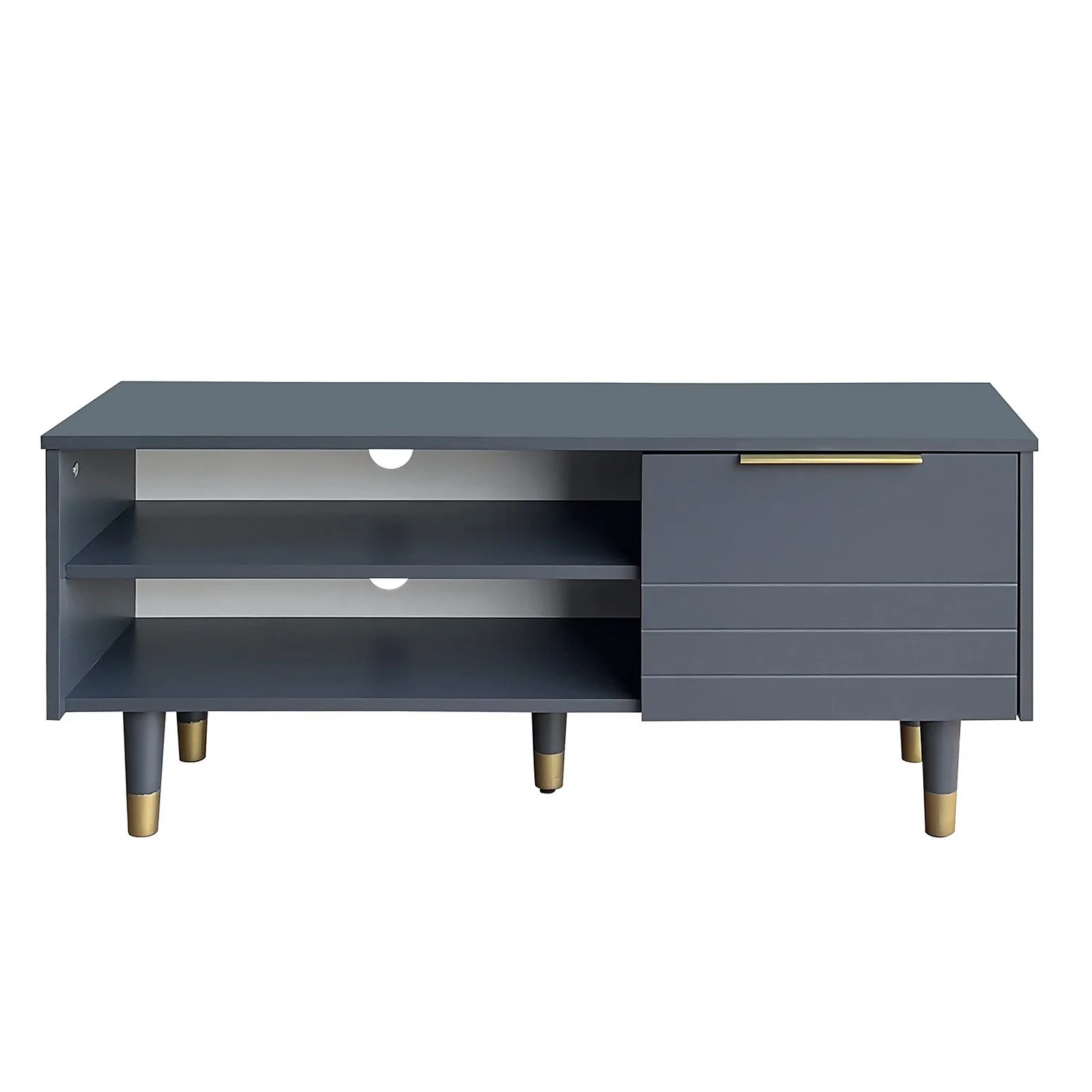 Lewis Compact TV Unit - Grey 6 Lewis Compact TV Unit - Grey - Image 4